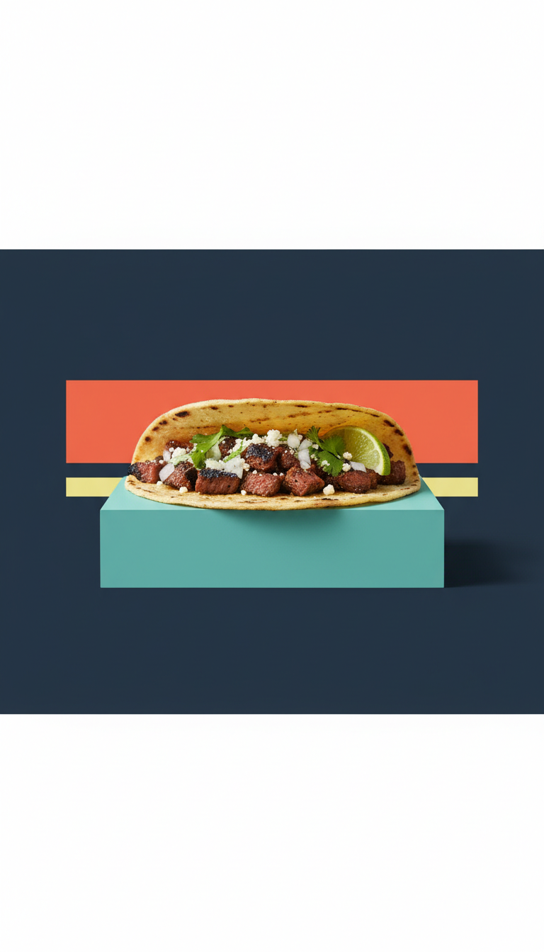 Carne Asada Taco with Charred Salsa