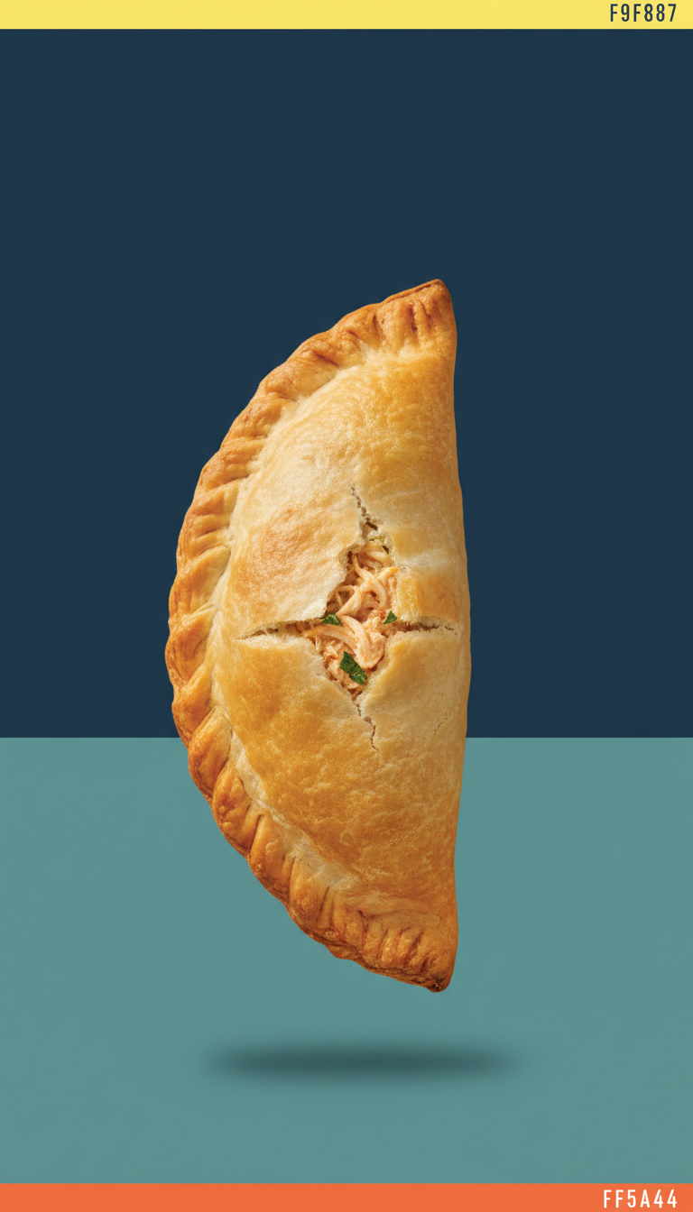 Chicken Empanada with Sofrito Filling